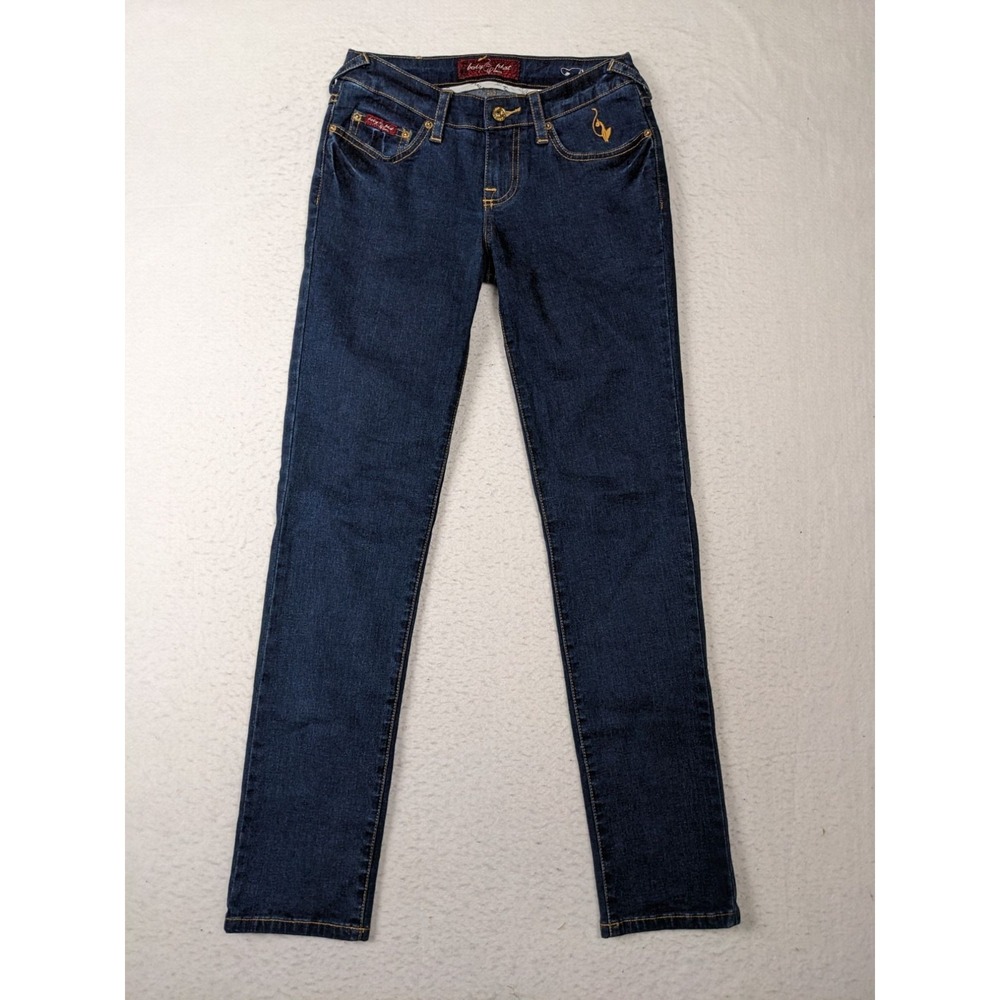 Baby‎ Phat Womens Jeans Size 1 Dark Wash Skinny  Cotton Blend